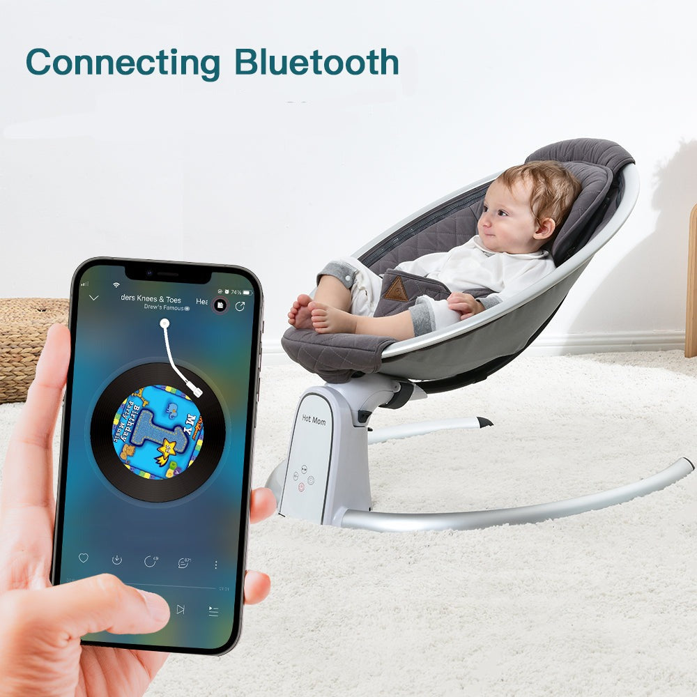 Motorised baby outlet bouncer