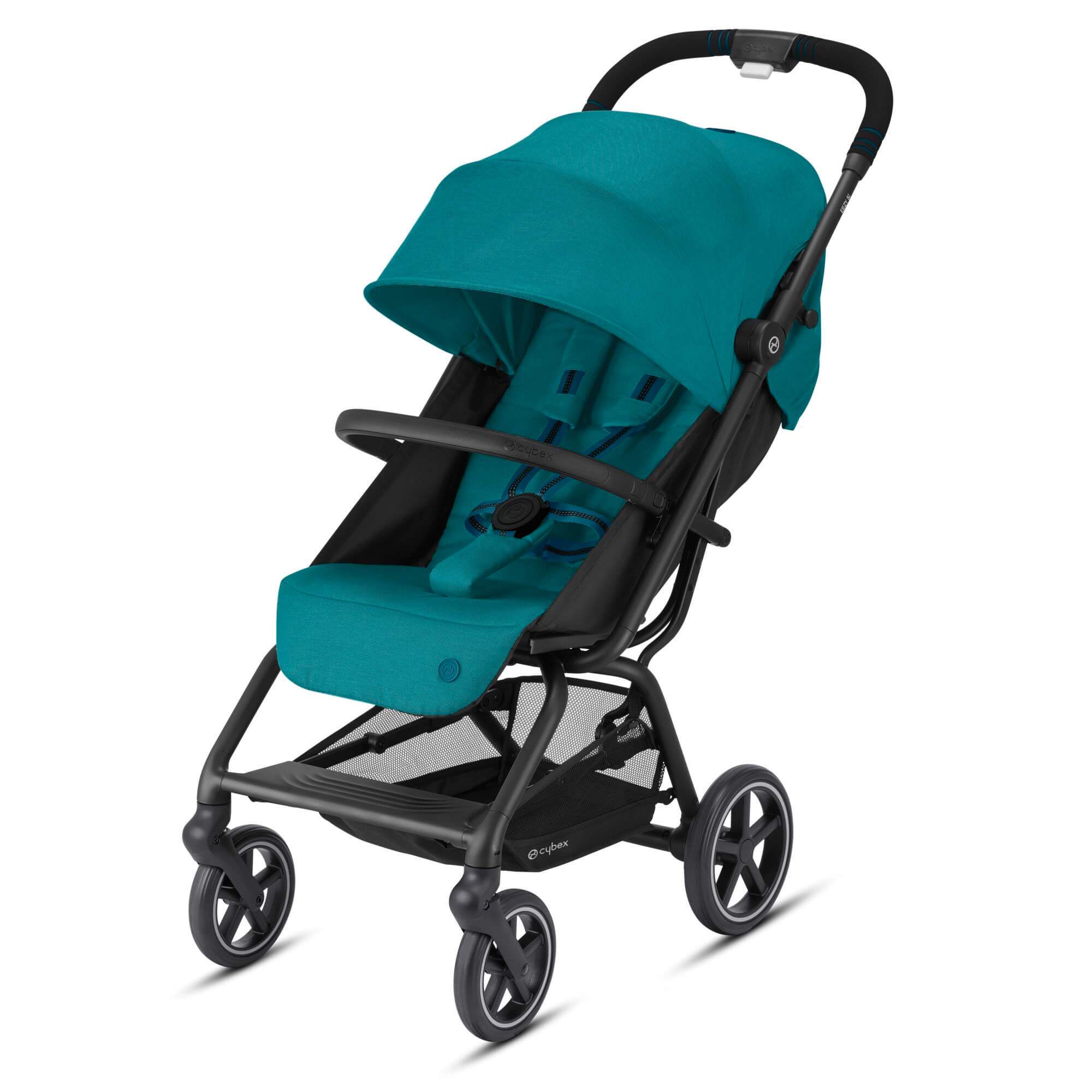 CYBEX Eezy S Twist 2 Stroller, 360 Rotating Seat, Parent Facing or Forward  Facing, One-Hand Recline, Compact Fold, Lightweight Travel Stroller