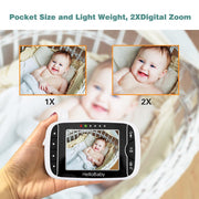 HB65-Video Baby Monitor with Remote Camera Pan-Tilt-Zoom Dicey's